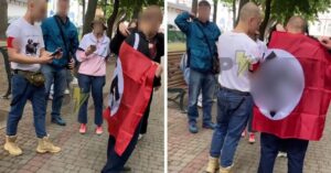 У Харкові двоє підлітків зробили фото з прапором зі свастикою: поліція розпочала розслідування