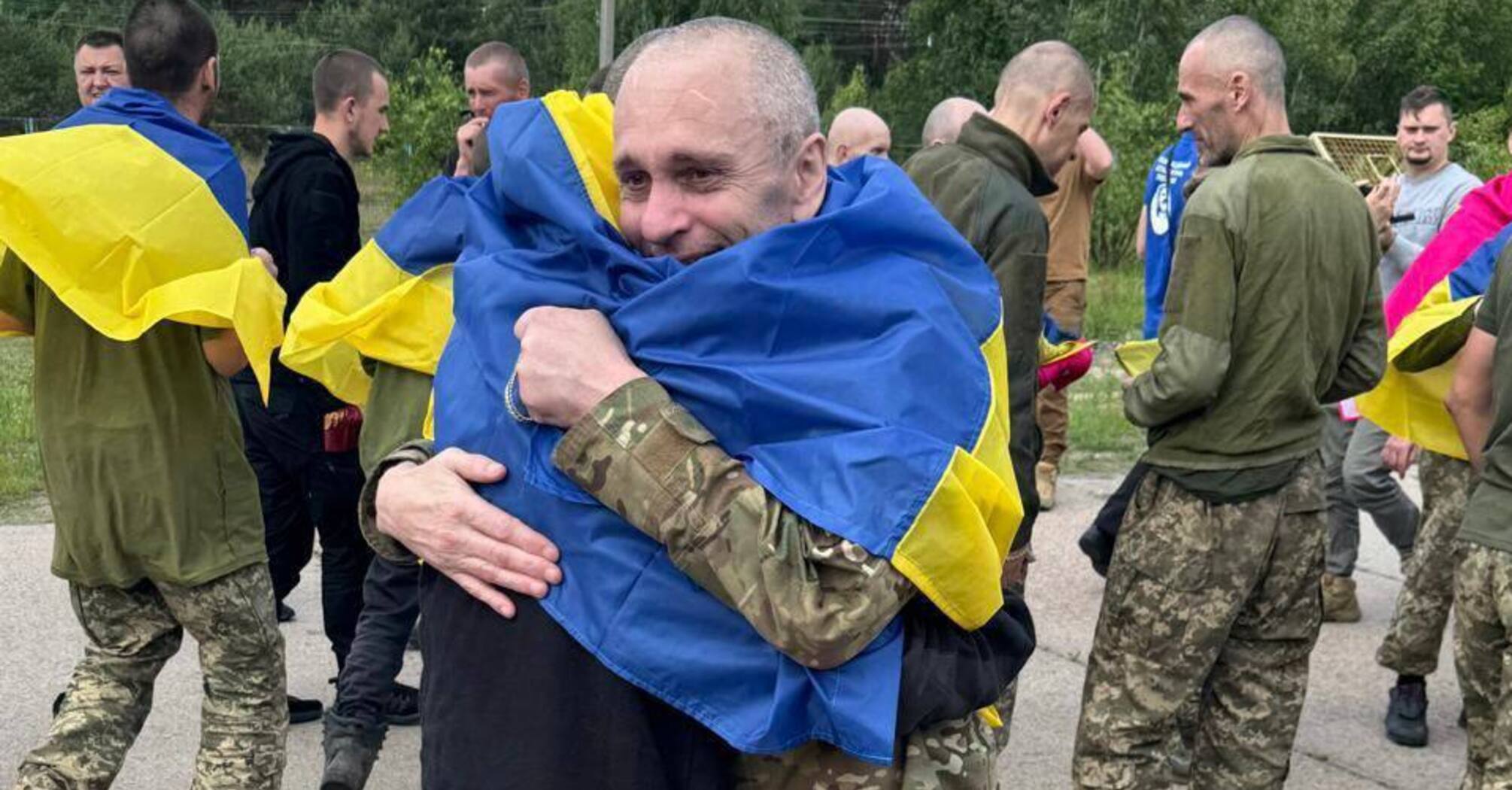 Серед звільнених багато військових, які перебували в полоні з 2022 року