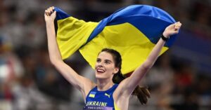 Ярослава Магучіх розділила перше місце з американською атлеткою на змаганнях у Бельгії