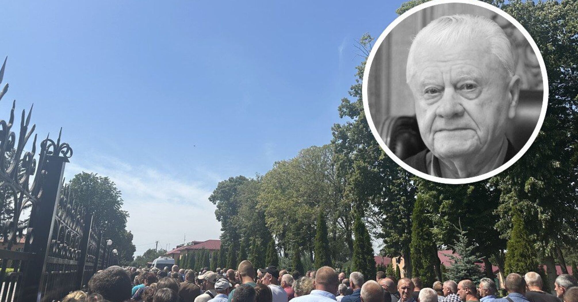 Сотні людей провели в останню путь агронома Яковишина на Чернігівщині, попрощавшись без камер та з власним мавзолеєм