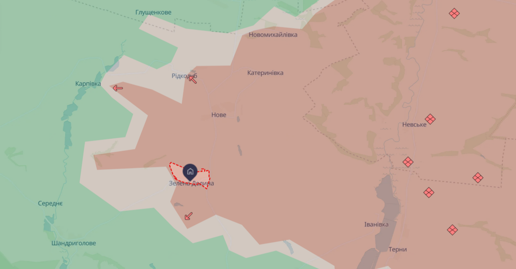Тривалі атаки ворога поблизу Зеленої Долини: українські військові протистоять наступу