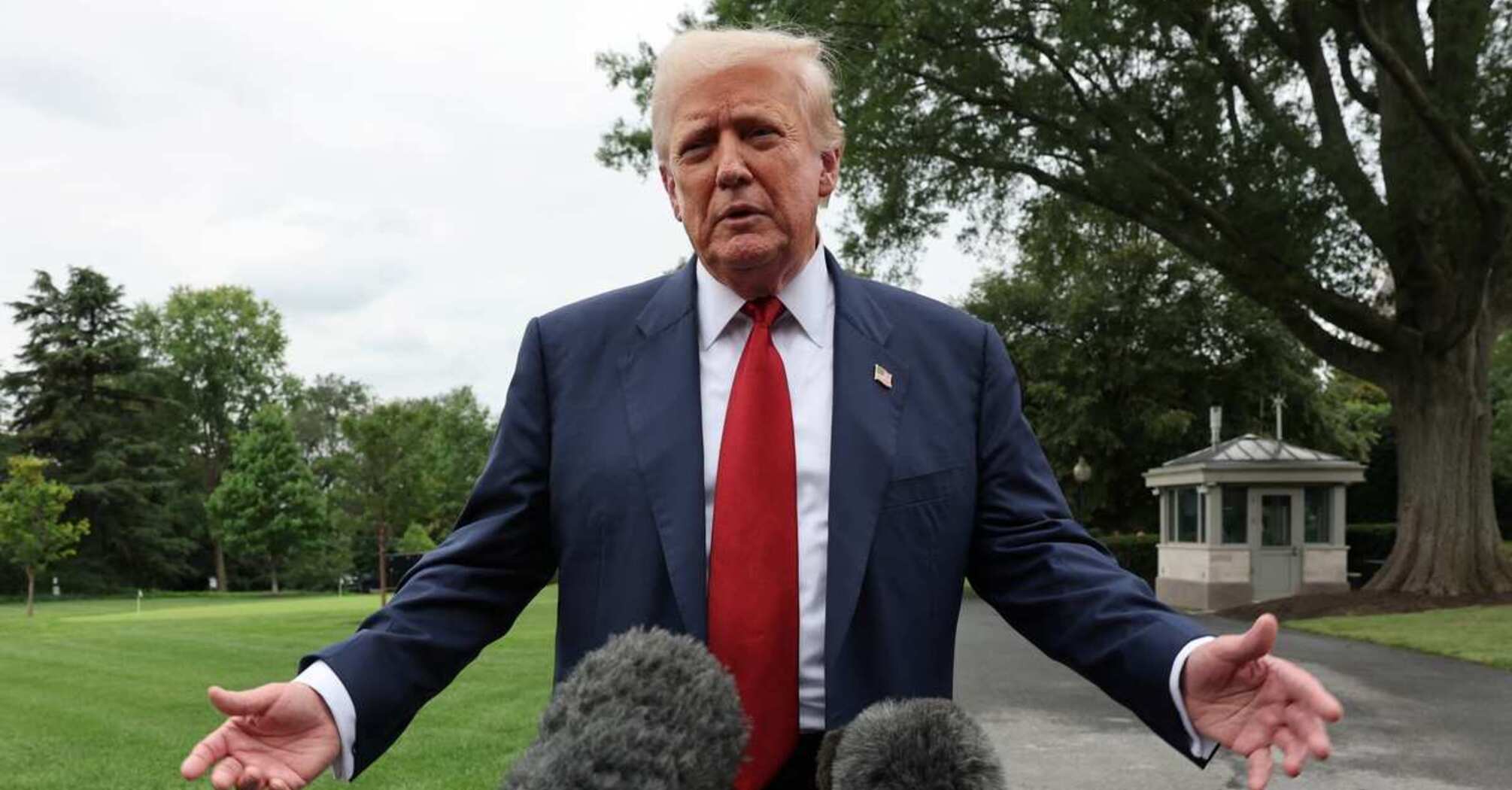 Дональд Трамп двічі згадував про свою поїздку до Росії на пресконференції