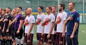 Футбольний турнір у Києві зібрав військових, поліцейських, волонтерів та переселенців