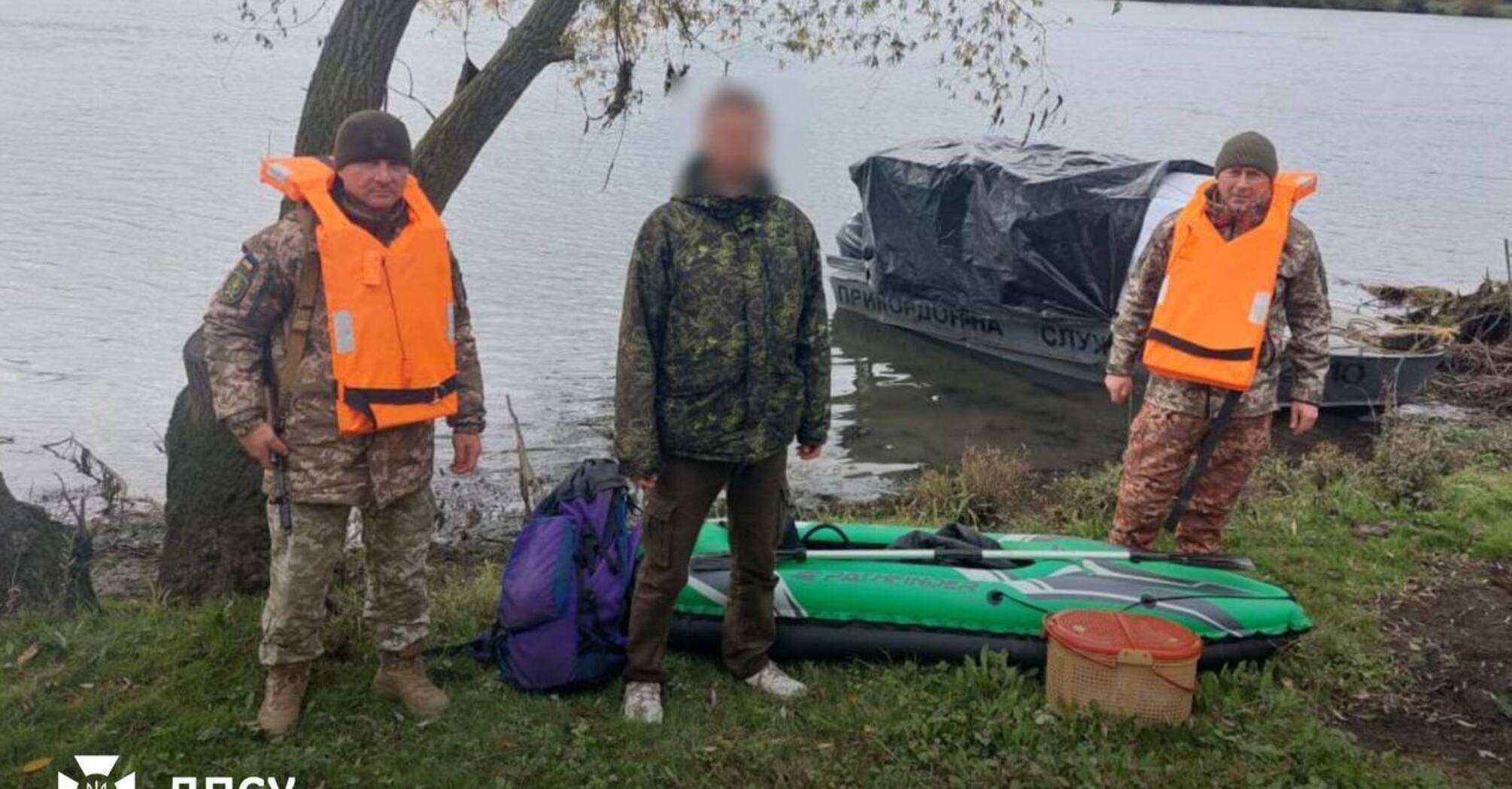 На Полтавщині каякер намагався незаконно перетнути кордон