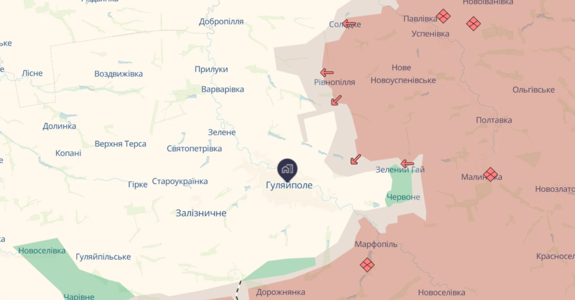 ЗСУ повідомляють про ситуацію під Гуляйполем: обстановка залишається напруженою, але стабільною