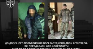Суд ухвалив вирок двом українцям за державну зраду через співпрацю з ФСБ рф