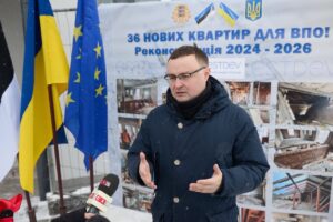У Овручі відкрили соціальне житло для внутрішньо переміщених осіб за підтримки Естонії